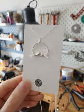 Load image into Gallery viewer, Sterling Silver Two Birds Necklace