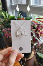 Load image into Gallery viewer, Sterling Silver Two Birds Necklace