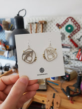 Load image into Gallery viewer, Sterling Silver Pomegranate Earrings