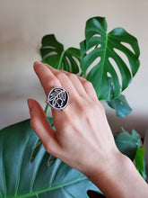 Load image into Gallery viewer, Sterling Silver & Brass Pomegranate Ring