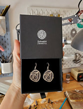 Load image into Gallery viewer, Pomegranate Sterling Silver Earrings