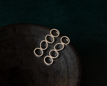 Load image into Gallery viewer, Textured Sterling Silver Hoop Stud Earrings