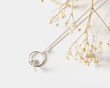 Load image into Gallery viewer, Sterling Silver Bird Pendant Necklace