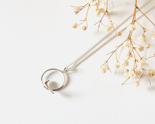 Load image into Gallery viewer, Sterling Silver Bird Pendant Necklace