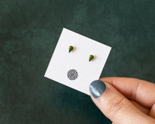 Load image into Gallery viewer, Teardrop Stainless Steel & Resin Stud Earrings