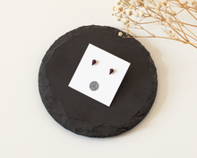 Load image into Gallery viewer, Teardrop Stainless Steel & Resin Stud Earrings