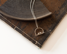 Load image into Gallery viewer, Sterling Silver Two Birds Necklace