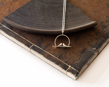 Load image into Gallery viewer, Sterling Silver Two Birds Necklace