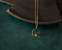 Load image into Gallery viewer, 14k Gold Plated Bird Necklace