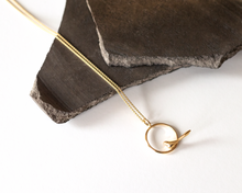 Load image into Gallery viewer, 14k Gold Plated Bird Necklace