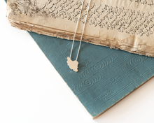 Load image into Gallery viewer, Sterling Silver Iran Map Necklace