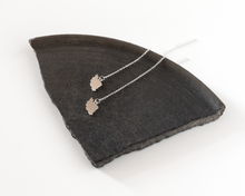 Load image into Gallery viewer, Iran Map Sterling Silver Threader Earrings