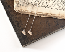 Load image into Gallery viewer, Iran Map Sterling Silver Threader Earrings