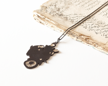 Load image into Gallery viewer, Sterling Silver Oxidized Necklace