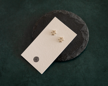 Load image into Gallery viewer, Silver Snowflake Stud Earrings