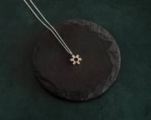 Load image into Gallery viewer, Silver Snowflake Pendant Necklace