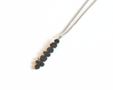 Load image into Gallery viewer, Rustic Modern Oxidized Silver Necklace