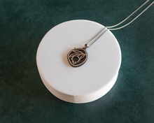 Load image into Gallery viewer, Oxidized Silver Pomegranate Necklace