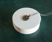 Load image into Gallery viewer, Oxidized Silver Pomegranate Necklace