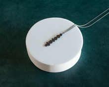 Load image into Gallery viewer, Rustic Modern Oxidized Silver Necklace