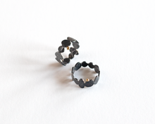 Load image into Gallery viewer, Rustic Modern Sterling Silver Ring