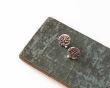 Load image into Gallery viewer, Sterling Silver Botanical Stud Earrings