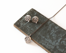 Load image into Gallery viewer, Sterling Silver Botanical Stud Earrings
