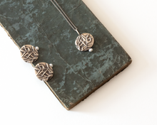 Load image into Gallery viewer, Sterling Silver Botanical Stud Earrings