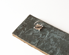 Load image into Gallery viewer, Silver Botanical Ring with Pearls