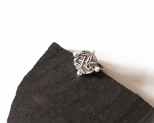 Load image into Gallery viewer, Silver Botanical Ring with Pearls