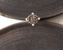 Load image into Gallery viewer, Silver Botanical Ring with Pearls