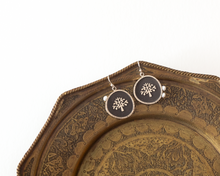 Load image into Gallery viewer, Silver Tree of Life Earrings with Pearls