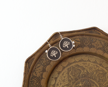 Load image into Gallery viewer, Silver Tree of Life Earrings with Pearls