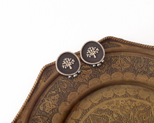 Load image into Gallery viewer, Tree of Life Earrings with Dark Pearls