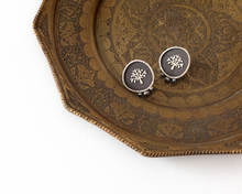Load image into Gallery viewer, Tree of Life Earrings with Dark Pearls