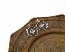 Load image into Gallery viewer, Silver Tree of Life Earrings with Pearls