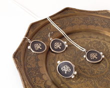 Load image into Gallery viewer, Silver Tree of Life Necklace with Pearls