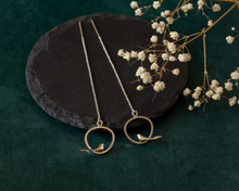 Load image into Gallery viewer, Sterling Silver Bird Threader Earrings