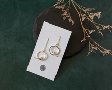 Load image into Gallery viewer, Sterling Silver Bird Threader Earrings