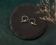 Load image into Gallery viewer, Silver Bird Stud Earrings