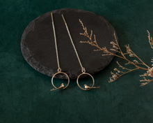 Load image into Gallery viewer, Sterling Silver Bird Threader Earrings