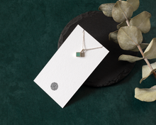 Load image into Gallery viewer, Turquoise Resin Sterling Silver Necklace