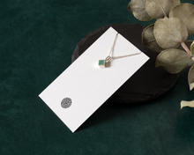 Load image into Gallery viewer, Turquoise Resin Sterling Silver Necklace