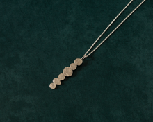 Load image into Gallery viewer, Multi-Drop Textured Silver Pendant