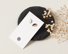 Load image into Gallery viewer, Sterling Silver Leaf Stud Earrings