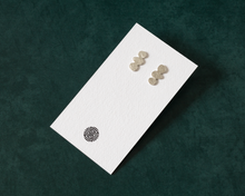 Load image into Gallery viewer, Textured Silver Stud Earrings