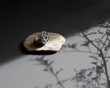 Load image into Gallery viewer, Silver & Brass Lotus Flower Ring
