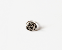 Load image into Gallery viewer, Silver & Brass Lotus Flower Ring