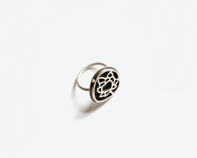 Load image into Gallery viewer, Silver & Brass Lotus Flower Ring