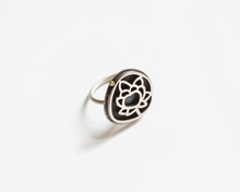 Load image into Gallery viewer, Silver & Brass Lotus Flower Ring